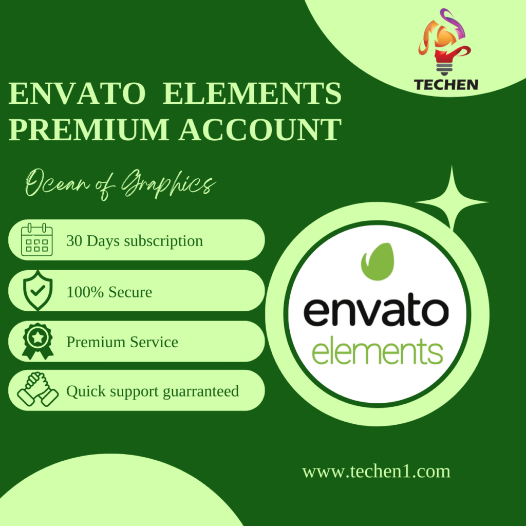 Envato elements Premium account one month